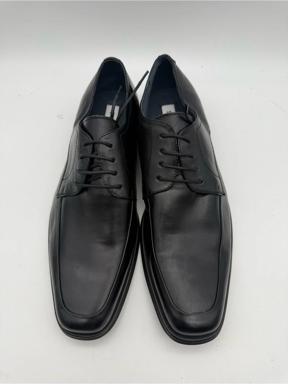 BRAND NEW Steve Madden Raddley Black Leather Oxfords Mismatch Sz R 9.5 / L 10